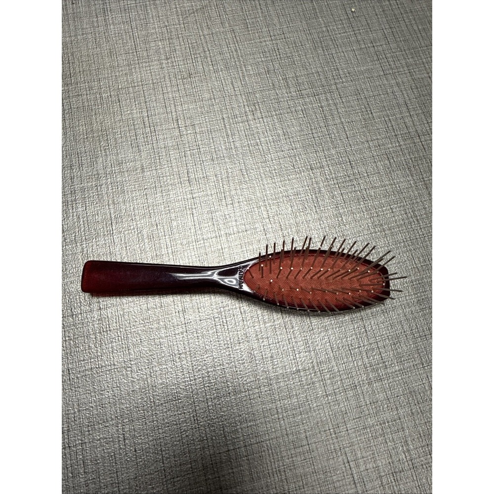 American Girl Pleasant Company Doll Hair Brush with Wire and Brown Handle EUC